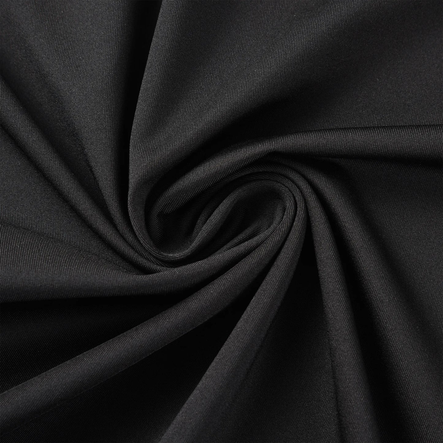 Close-up view of the Pagulayan Jersey fabric showing smooth, stretchable black material used for comfort and performance.