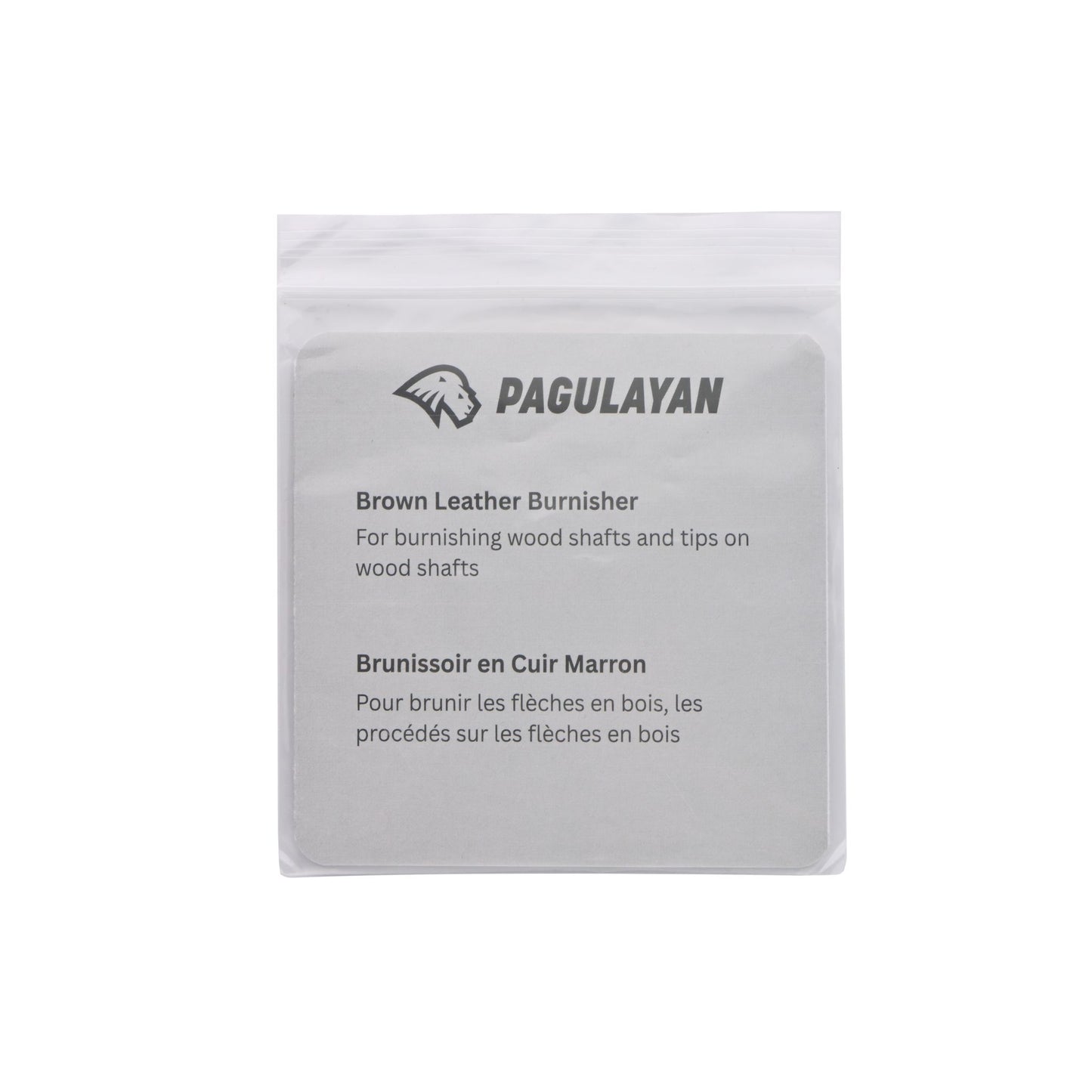 PAGULAYAN BROWN LEATHER BURNISHER