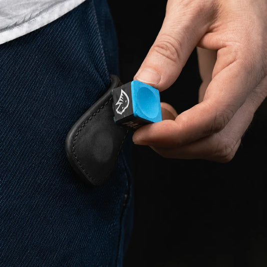 LEATHER MAGNETIC CHALK HOLDER KIT