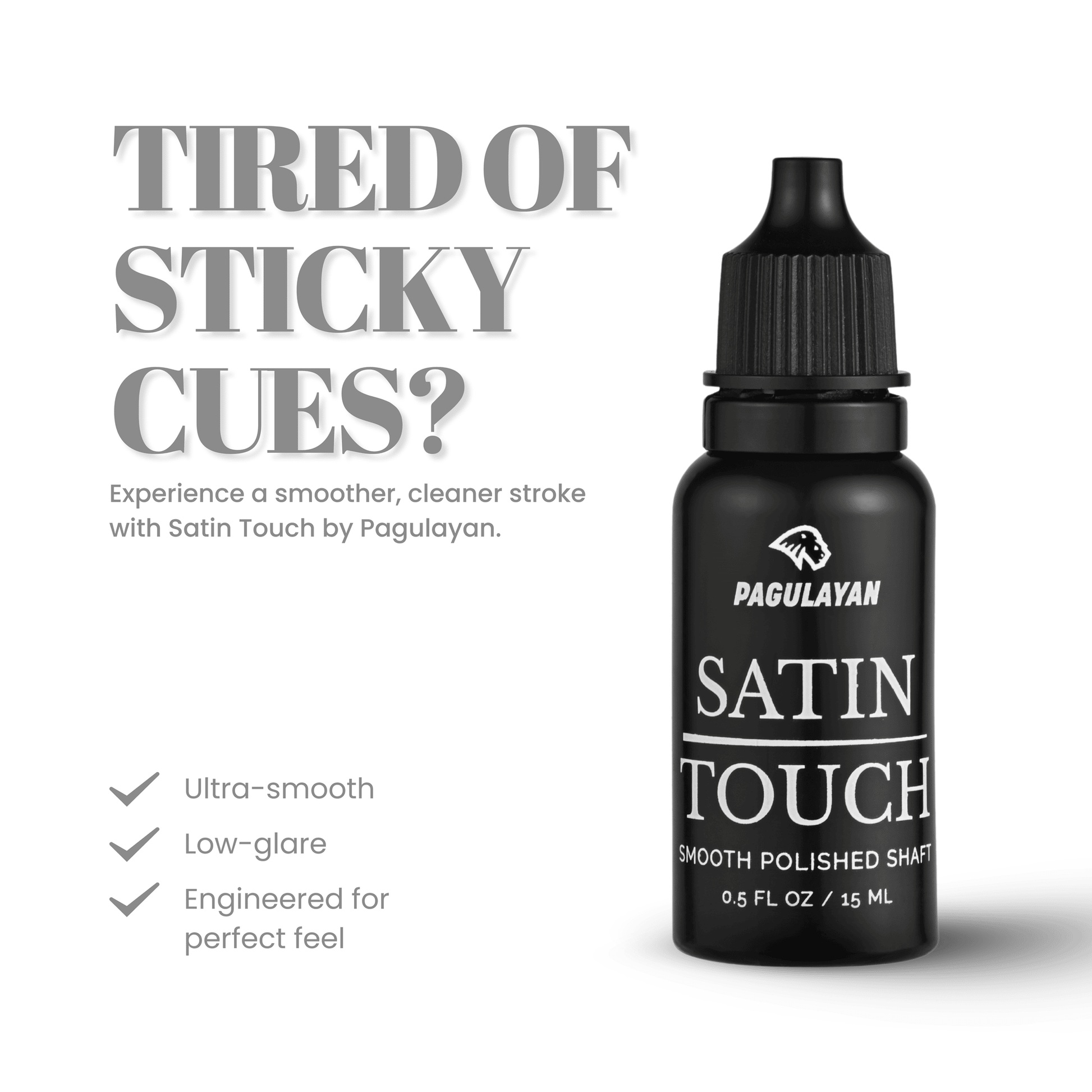 Satin touch home page banner for mobile.