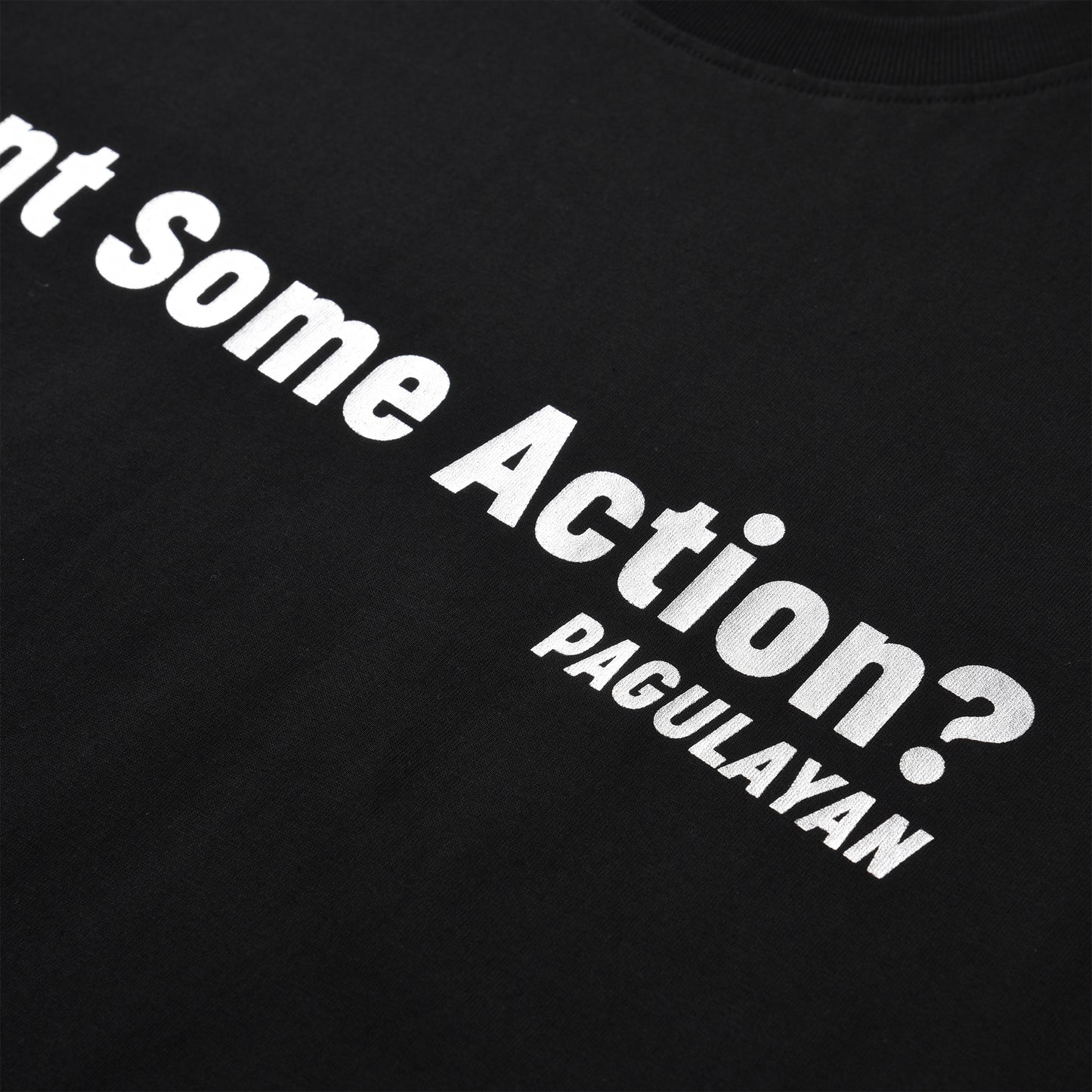 WANT SOME ACTION? BOXY T-SHIRT