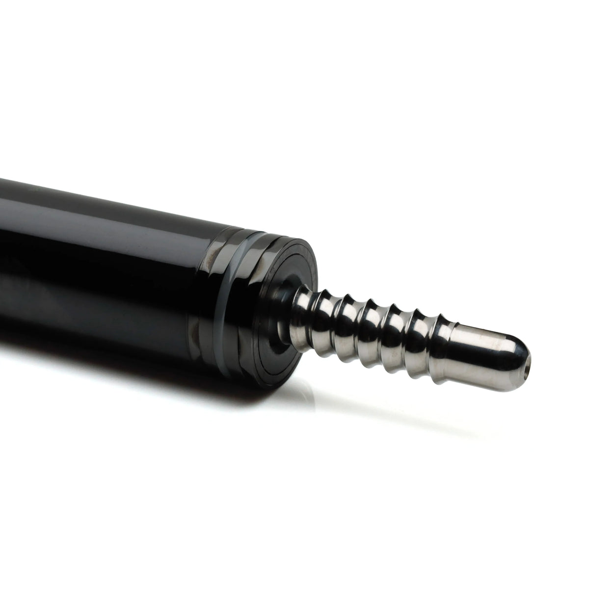 Close-up of the Radial pin joint on the Feraboli pool cue butt by Pagulayan.