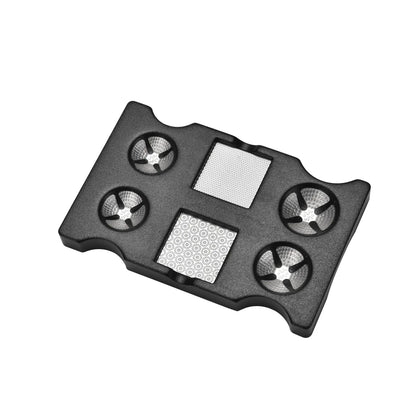 Final Tip Tool pool cue tip tool and cue tip shaper angled view showing shaping and scuffing surfaces.