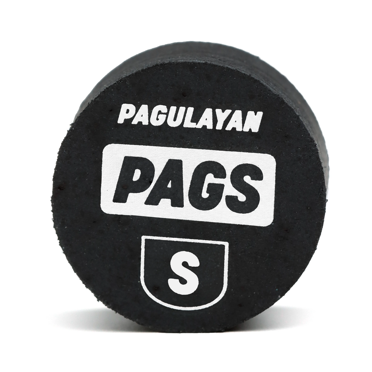 Front view of PAGS Soft pool cue tip with Pagulayan branding.