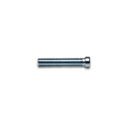 Side view of a 0.8 oz cue weight bolt for adjusting pool cue weight and balance.