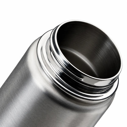 Close-up of Pagulayan 24 oz insulated water bottle wide-mouth opening and stainless steel interior.