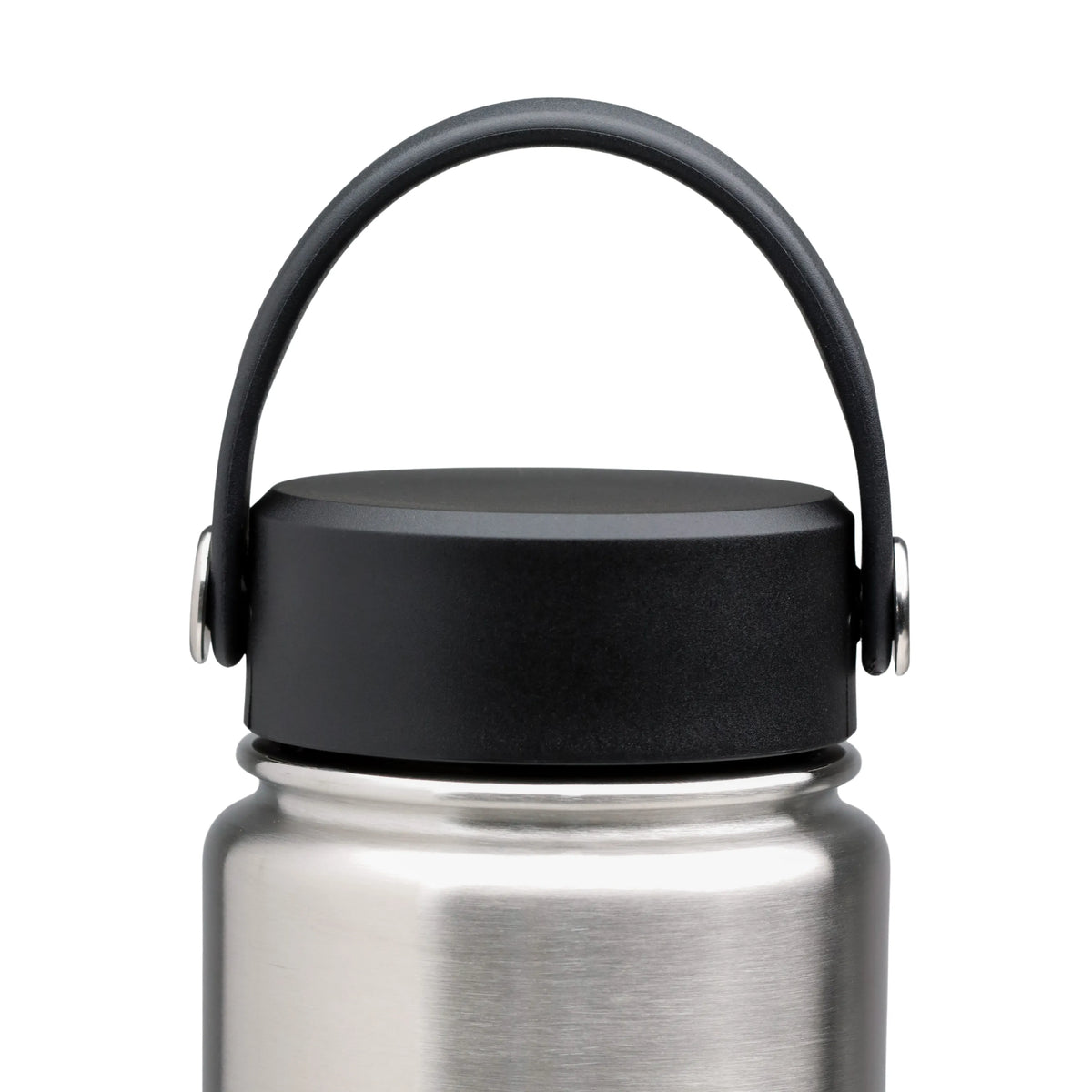 Close-up of the Pagulayan 24 oz insulated water bottle with black lid and raised carry handle.