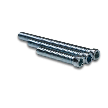 Hex socket cue weight bolts in 0.8 oz, 1.2 oz, and 1.6 oz for customizing pool cue weight and balance.
