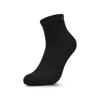 Pagulayan Everyday black crew sock showing toe shape and ankle profile for everyday comfort.