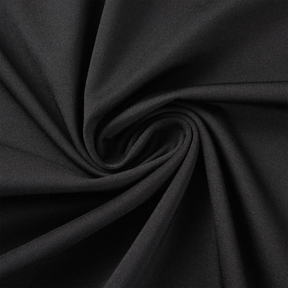 Close-up view of the Pagulayan Jersey fabric showing smooth, stretchable black material used for comfort and performance.