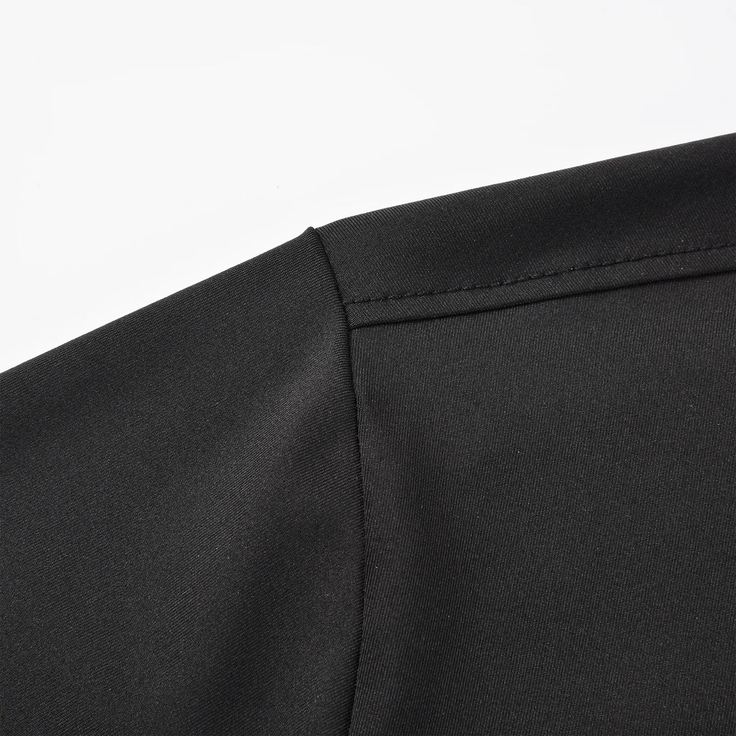 Close-up view of the Pagulayan Jersey shoulder seam showing clean stitching and smooth fabric texture.
