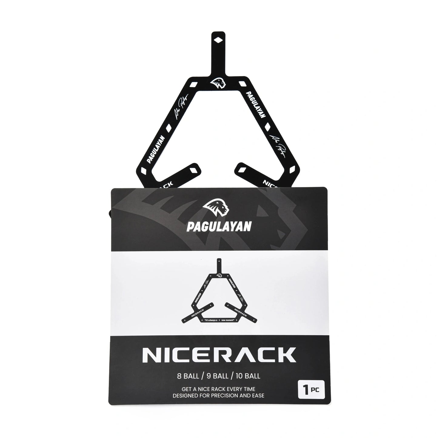 Pagulayan Nicerack Pool Racking Template for 8, 9 & 10 Ball