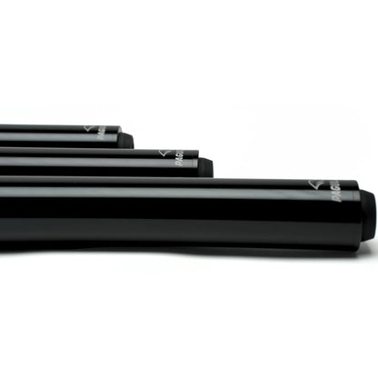 Pagulayan pool cue extensions in multiple lengths displayed side by side for size comparison.