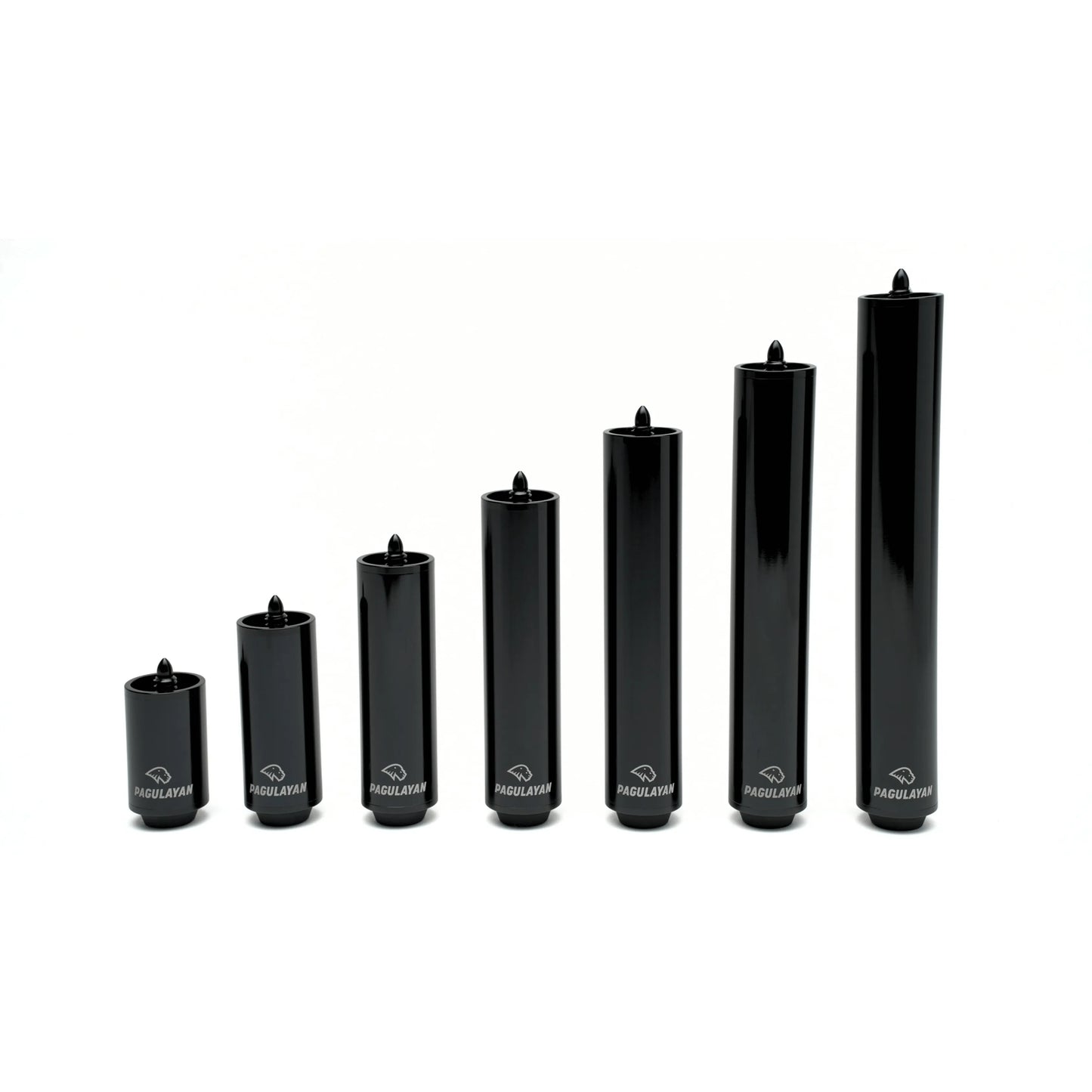 Pagulayan pool cue extensions available in multiple length options for billiard cues.