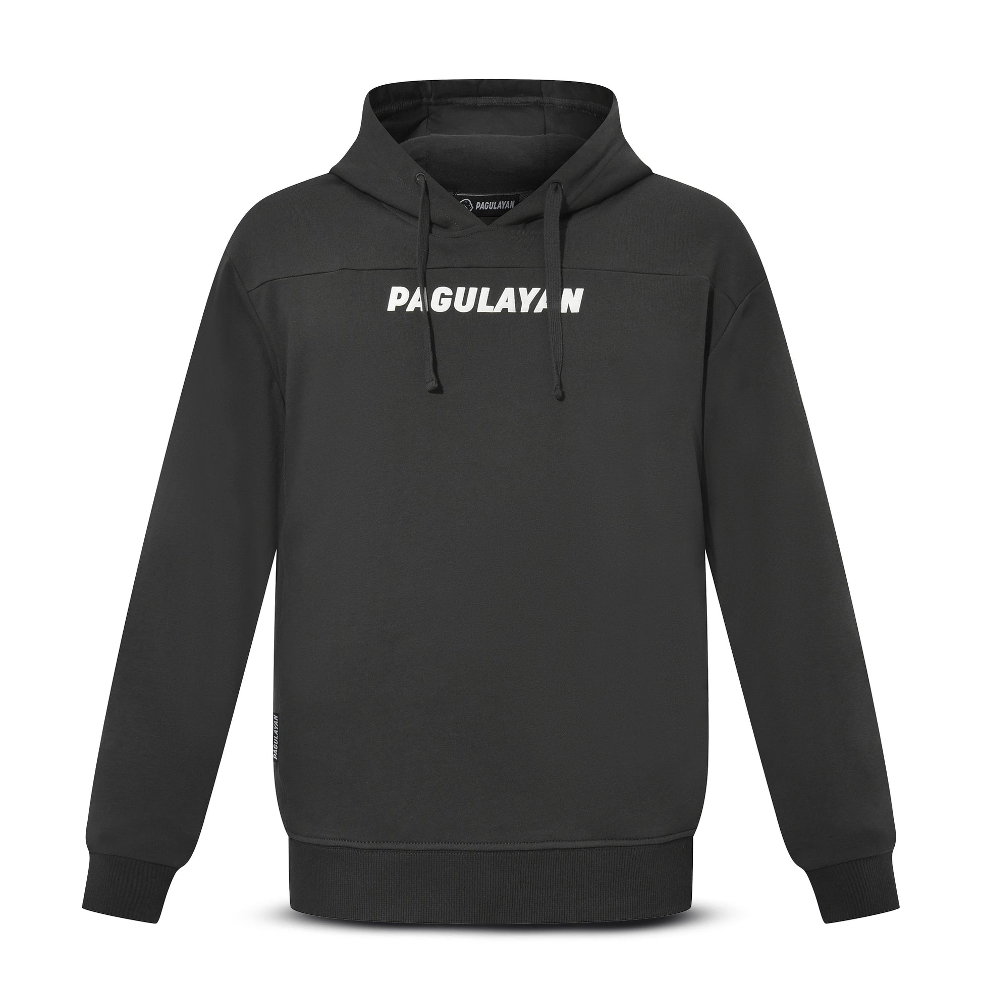 Front view of the Pagulayan Puff Logo Hoodie featuring its raised logo design and classic pullover silhouette.