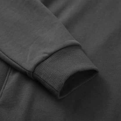 Close up of the Pagulayan Puff Logo Hoodie sleeve showing the ribbed cuff and smooth fabric texture.