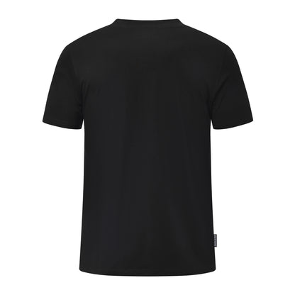 Back view of The Subtle T-Shirt by Pagulayan minimalist black cotton t shirt.