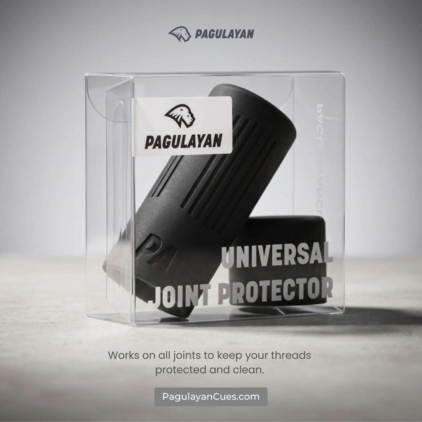 Pagulayan universal joint protector in packaging for pool cue threads protection and clean billiard joints.