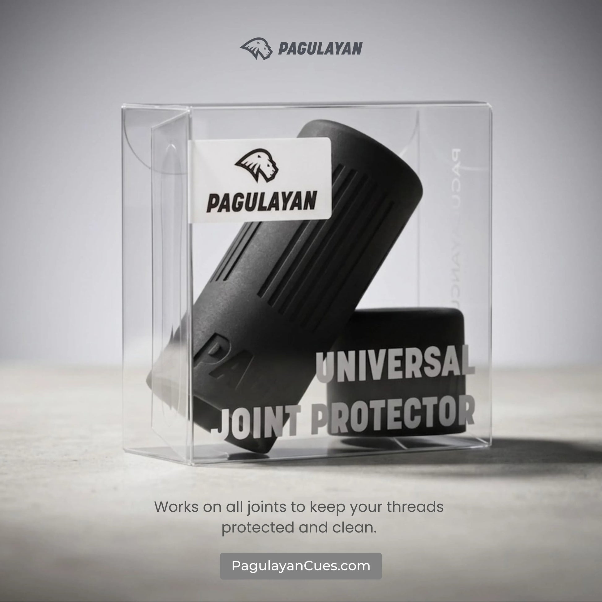 Pagulayan universal joint protector in packaging for pool cue threads protection and clean billiard joints.