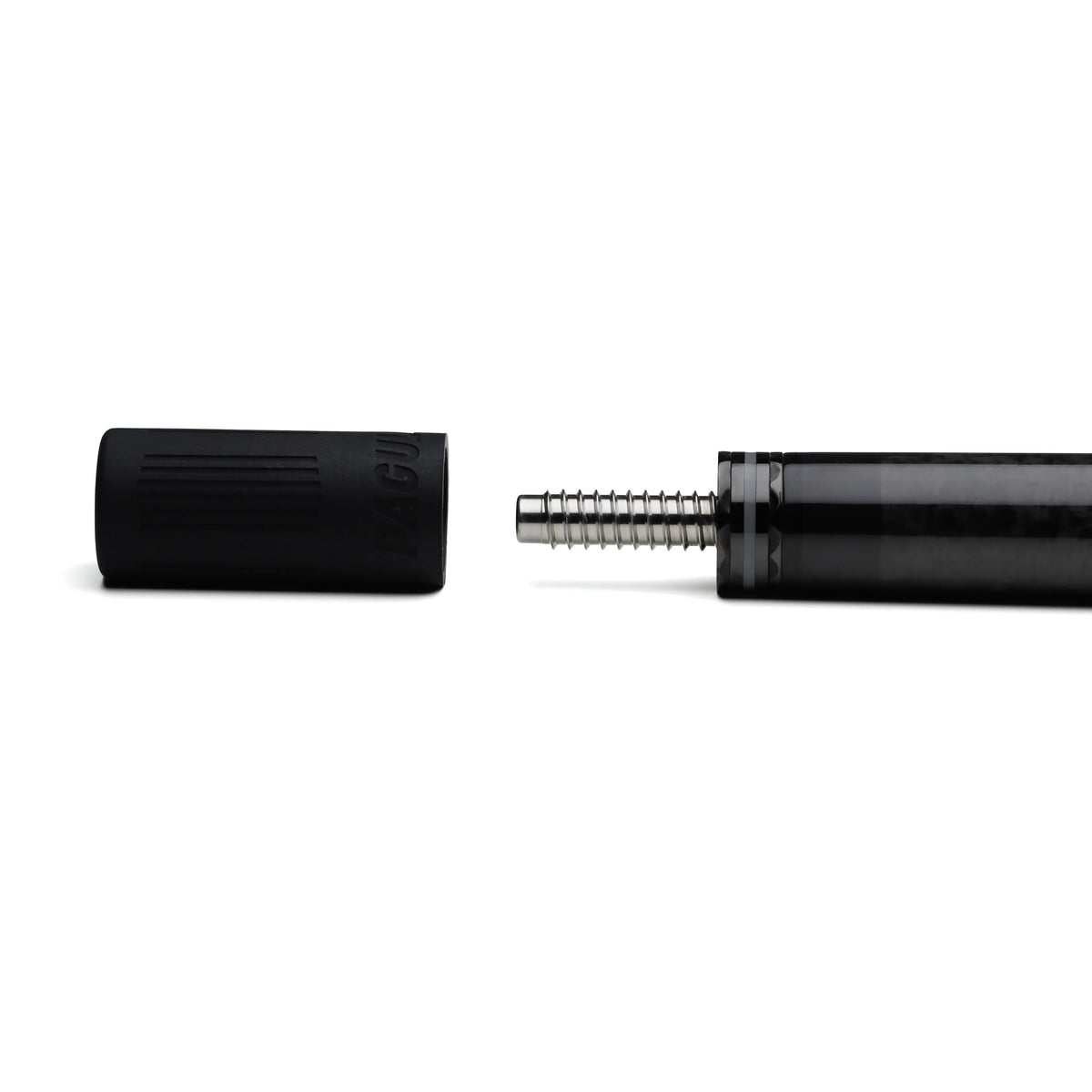 Pagulayan Universal Pool Cue Joint Protector beside an exposed cue joint pin.