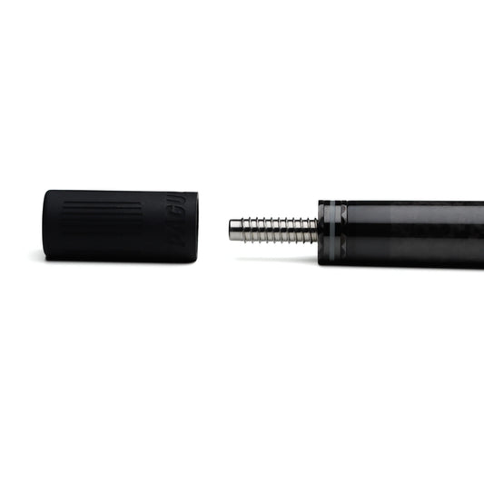 Pagulayan Universal Pool Cue Joint Protector beside an exposed cue joint pin.