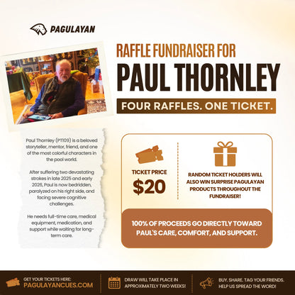 Paul Thornley fundraiser raffle with $20 tickets and proceeds supporting his care and recovery.