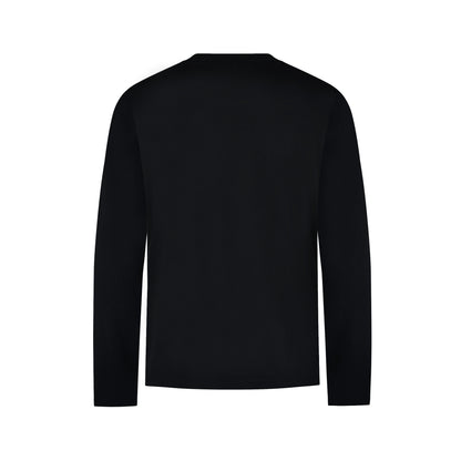Back view of the black Stealth Pagulayan Logo Long Sleeve Shirt with long sleeves and a clean minimalist design.
