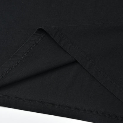 Close-up of the bottom hem and interior stitching on the Stealth Pagulayan Logo Long Sleeve Shirt.